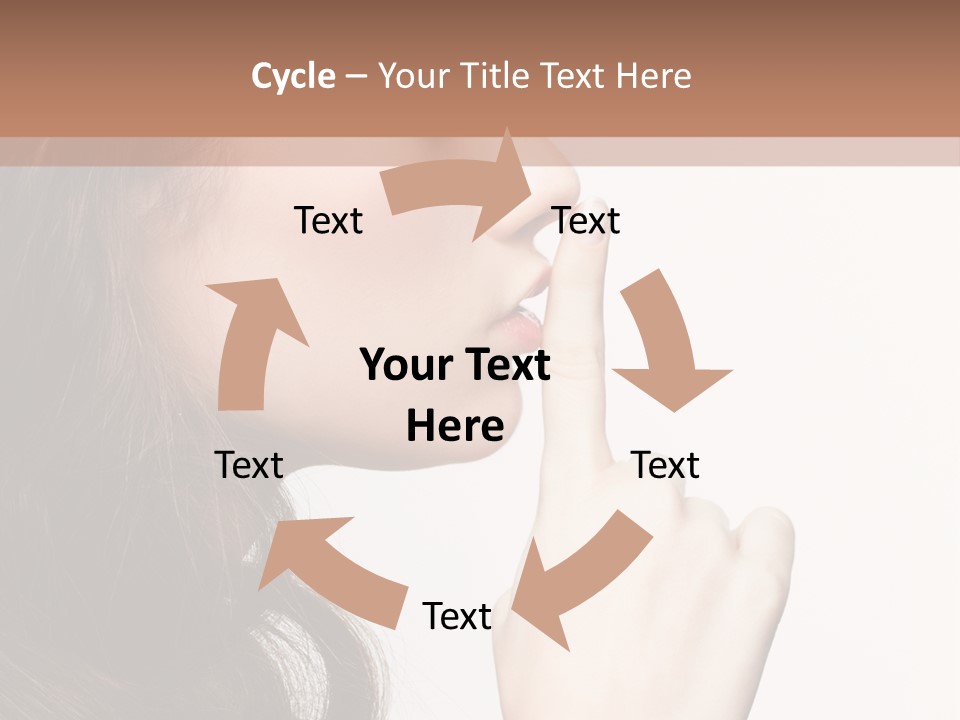 Skincare Hair Sensuality PowerPoint Template