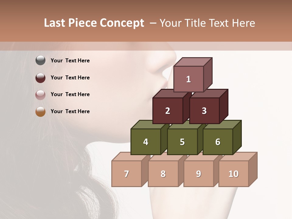 Skincare Hair Sensuality PowerPoint Template