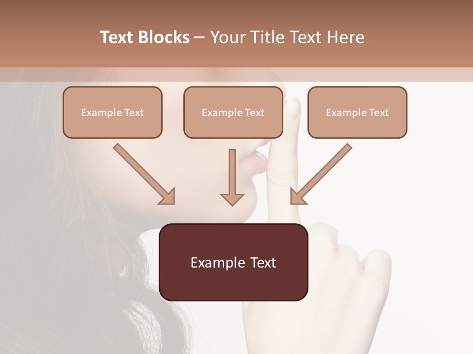 Skincare Hair Sensuality PowerPoint Template