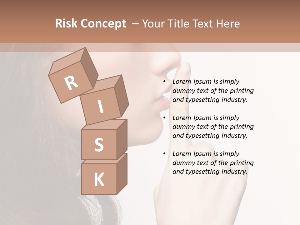 Skincare Hair Sensuality PowerPoint Template