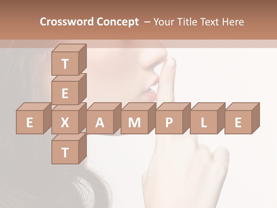 Skincare Hair Sensuality PowerPoint Template