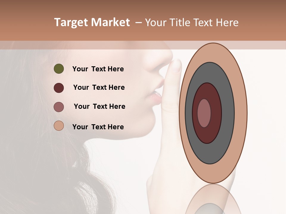 Skincare Hair Sensuality PowerPoint Template
