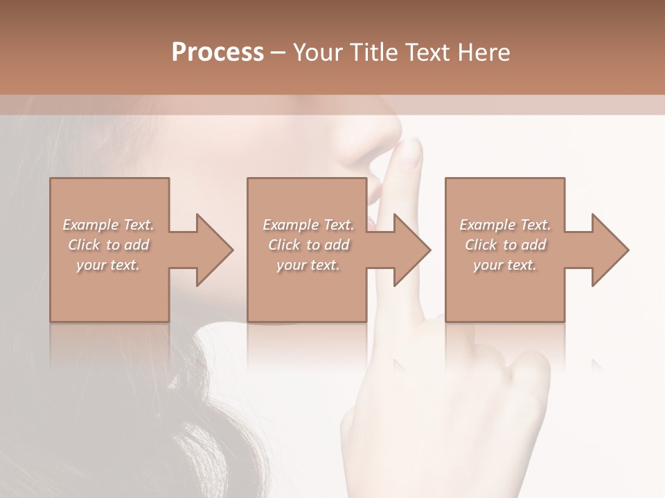 Skincare Hair Sensuality PowerPoint Template