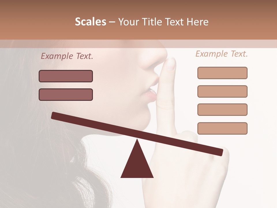 Skincare Hair Sensuality PowerPoint Template