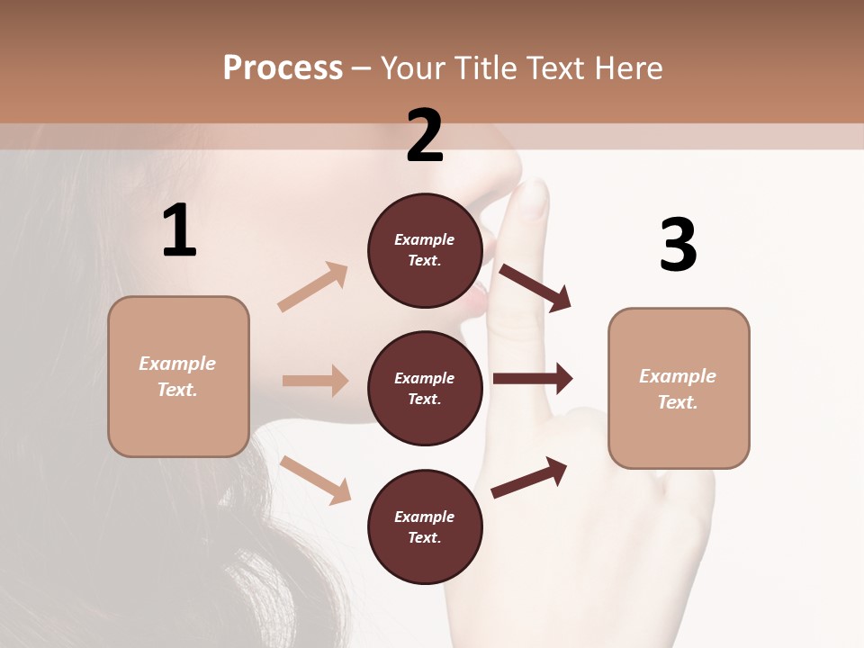 Skincare Hair Sensuality PowerPoint Template
