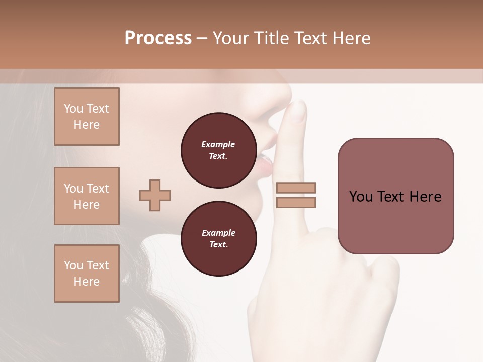 Skincare Hair Sensuality PowerPoint Template