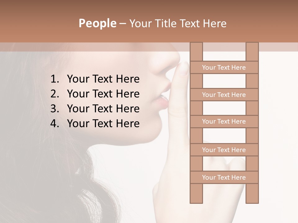 Skincare Hair Sensuality PowerPoint Template