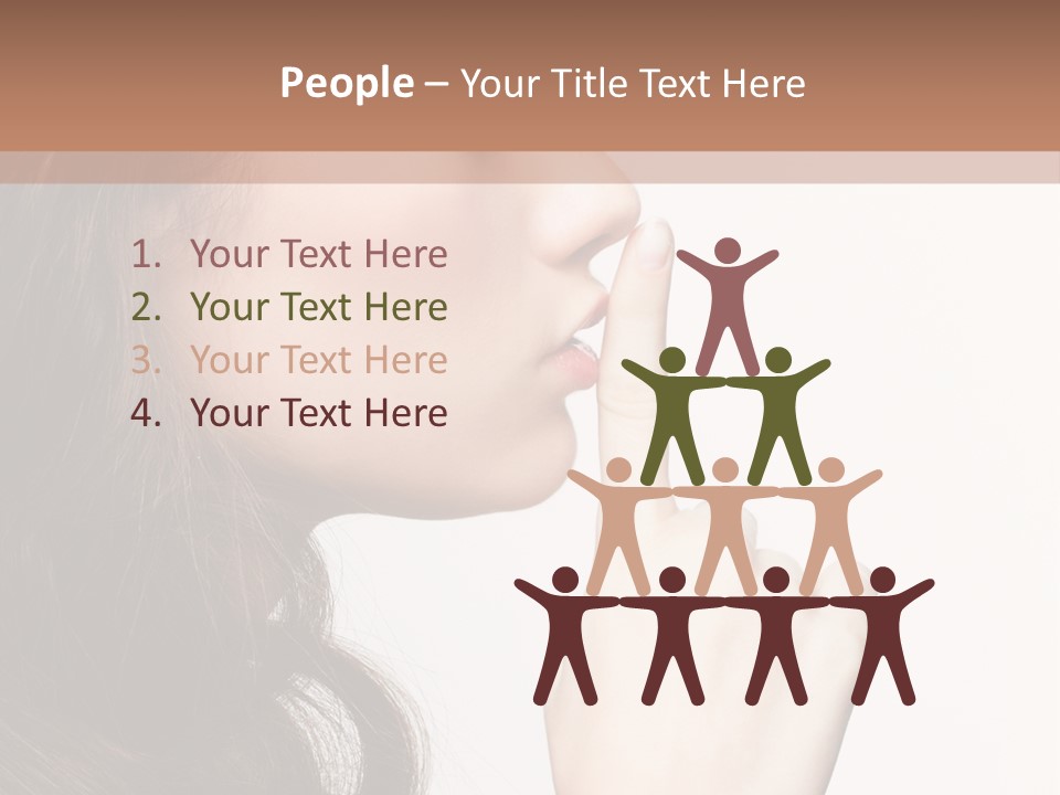 Skincare Hair Sensuality PowerPoint Template