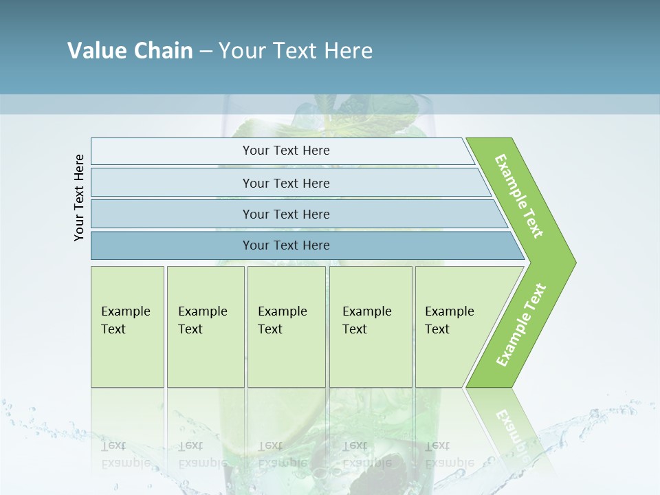 Party Glass Mojito PowerPoint Template