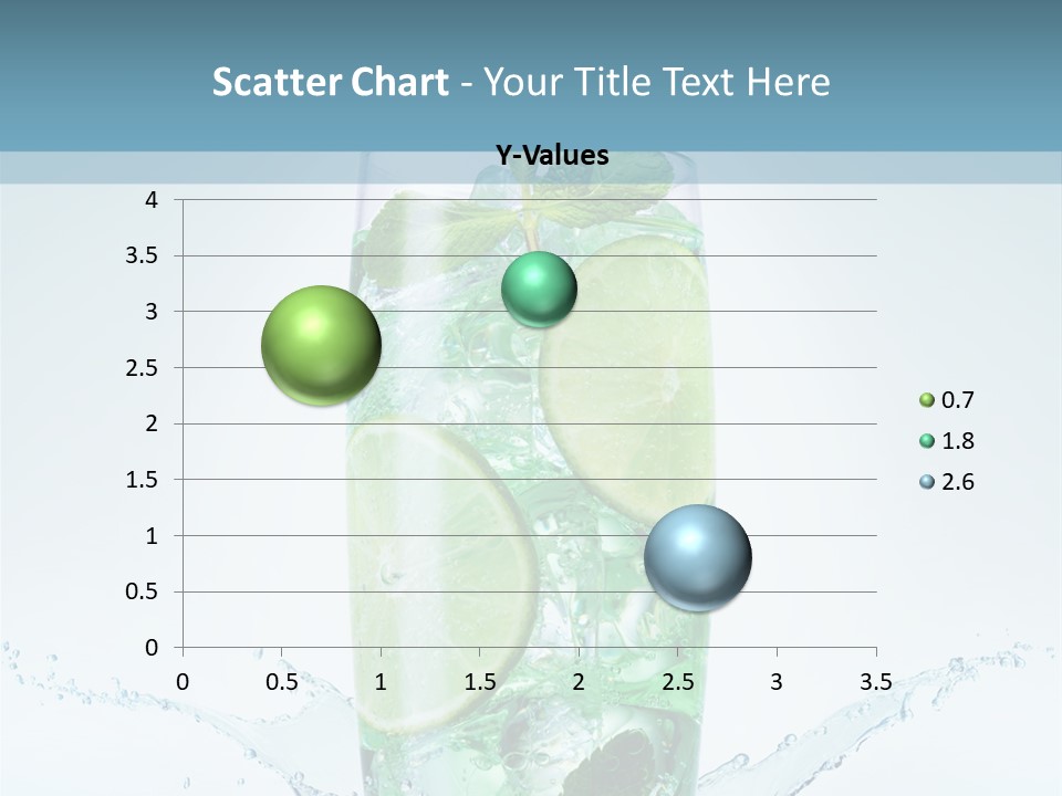 Party Glass Mojito PowerPoint Template