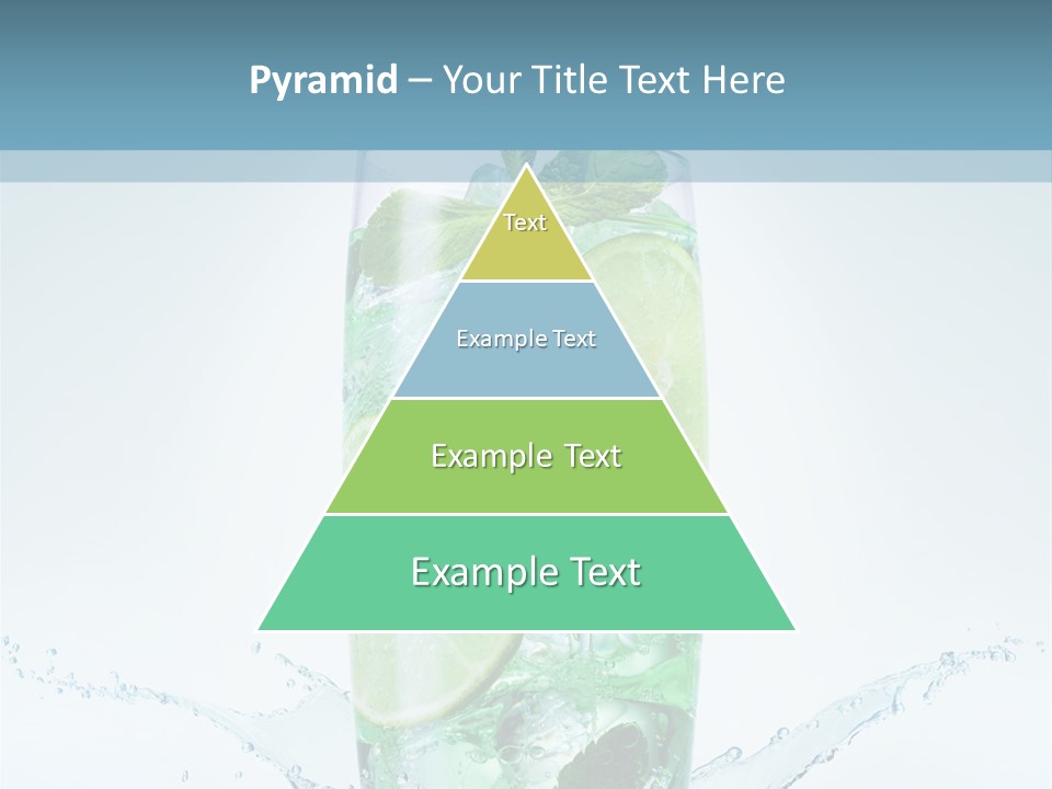 Party Glass Mojito PowerPoint Template