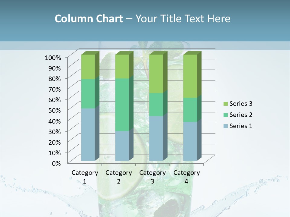 Party Glass Mojito PowerPoint Template