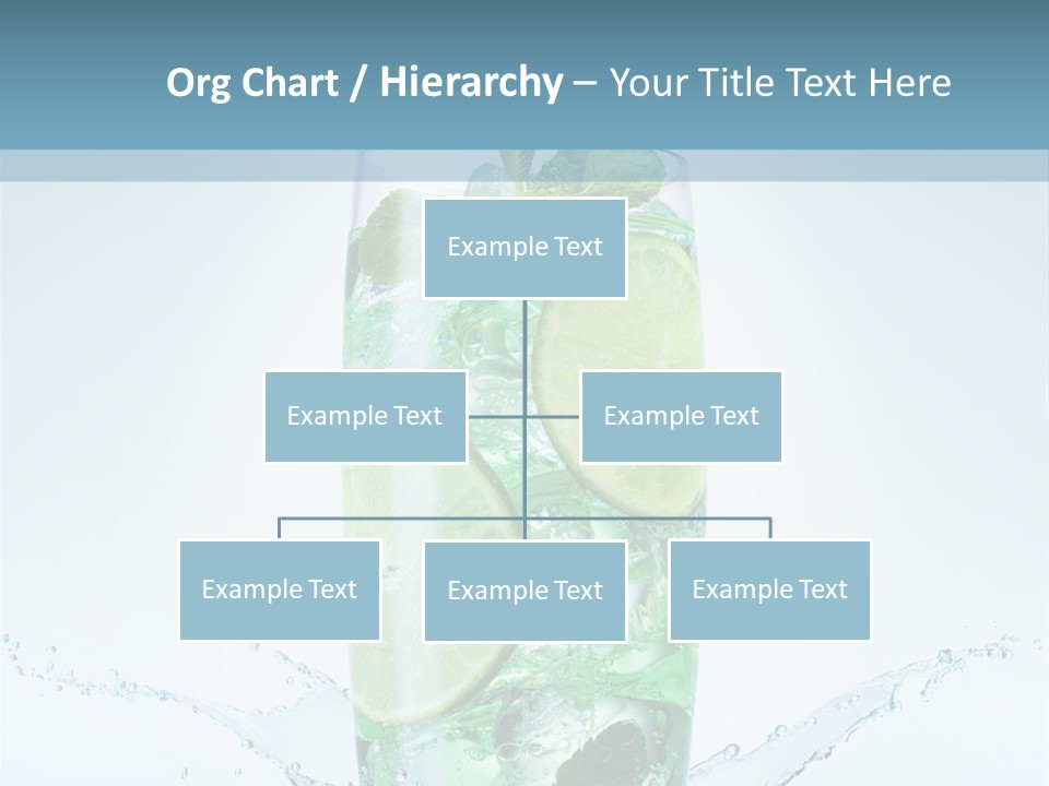 Party Glass Mojito PowerPoint Template