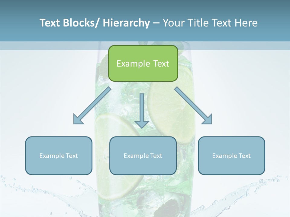 Party Glass Mojito PowerPoint Template