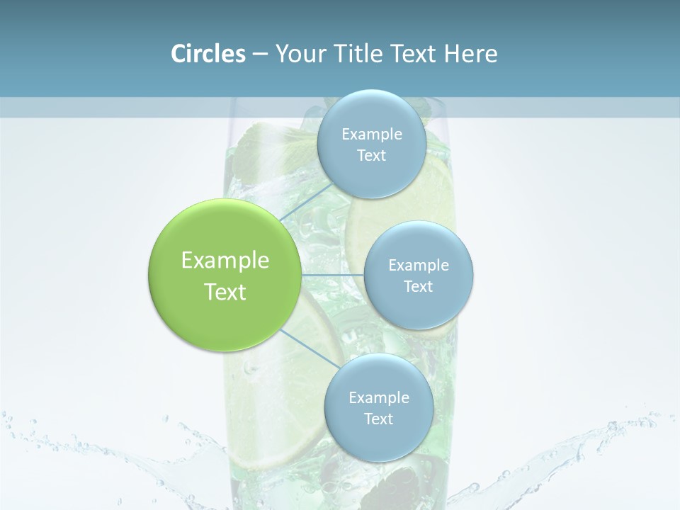 Party Glass Mojito PowerPoint Template