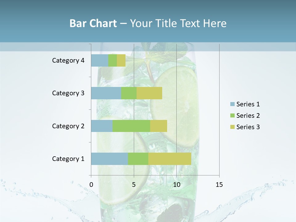 Party Glass Mojito PowerPoint Template