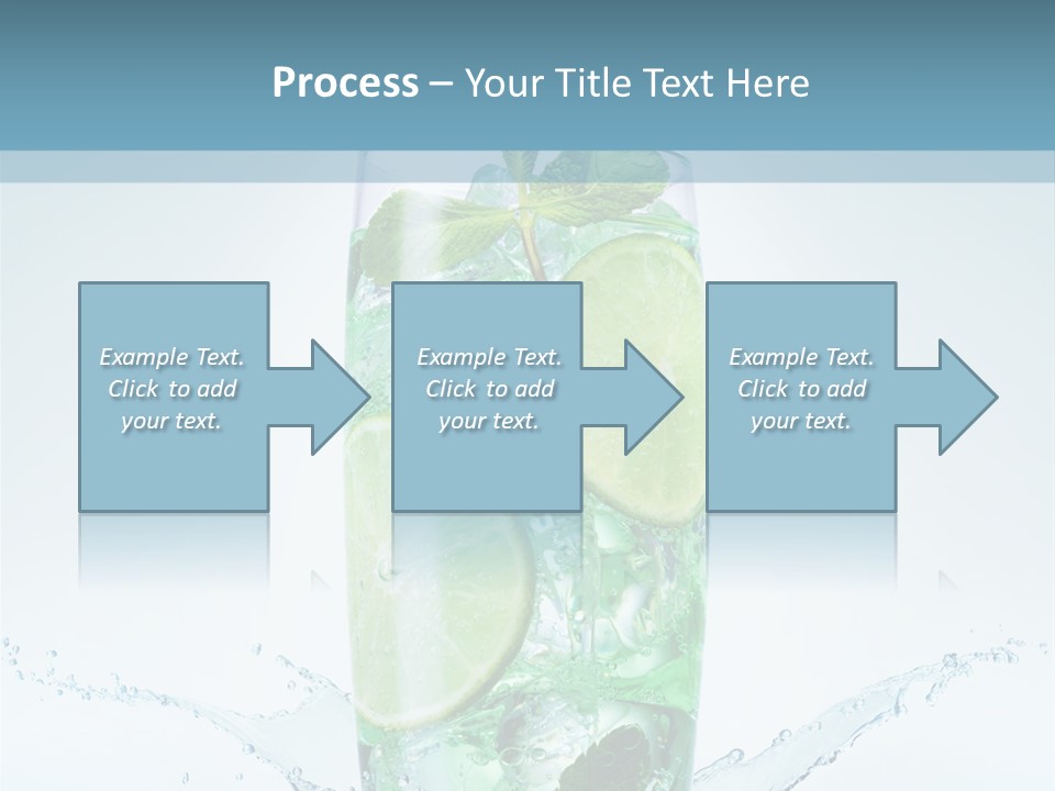 Party Glass Mojito PowerPoint Template