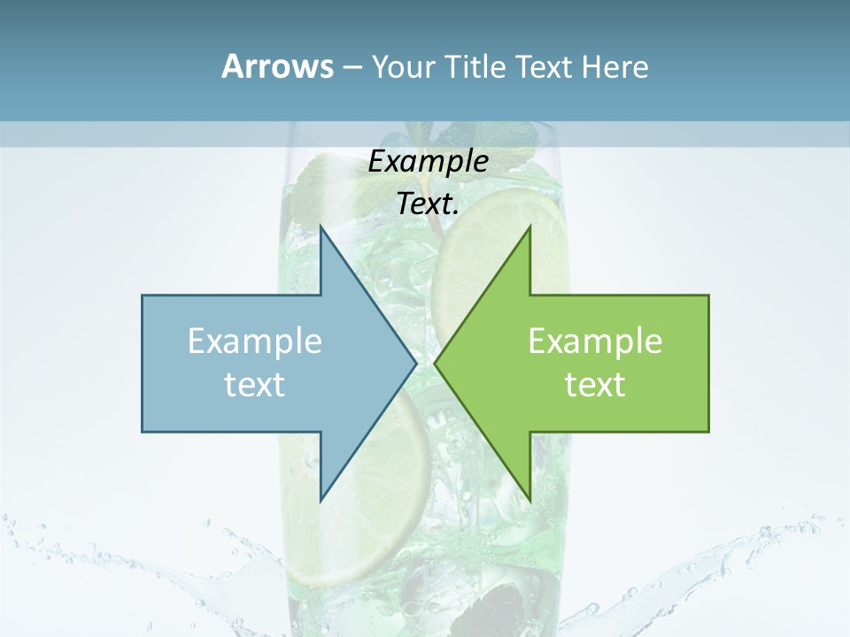 Party Glass Mojito PowerPoint Template