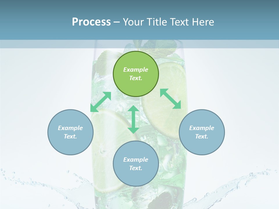 Party Glass Mojito PowerPoint Template