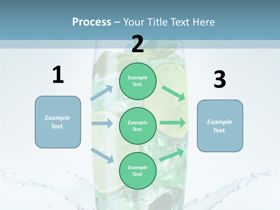 Party Glass Mojito PowerPoint Template
