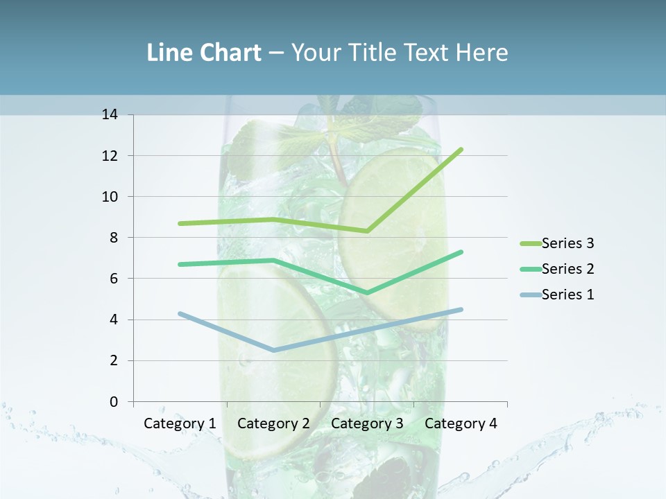 Party Glass Mojito PowerPoint Template