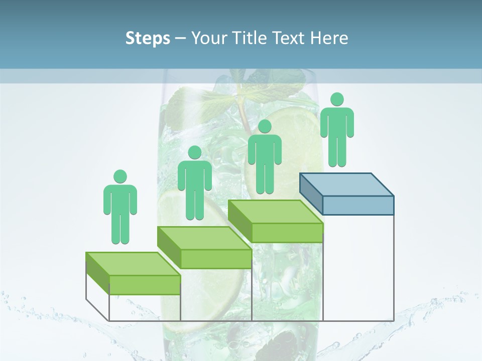 Party Glass Mojito PowerPoint Template