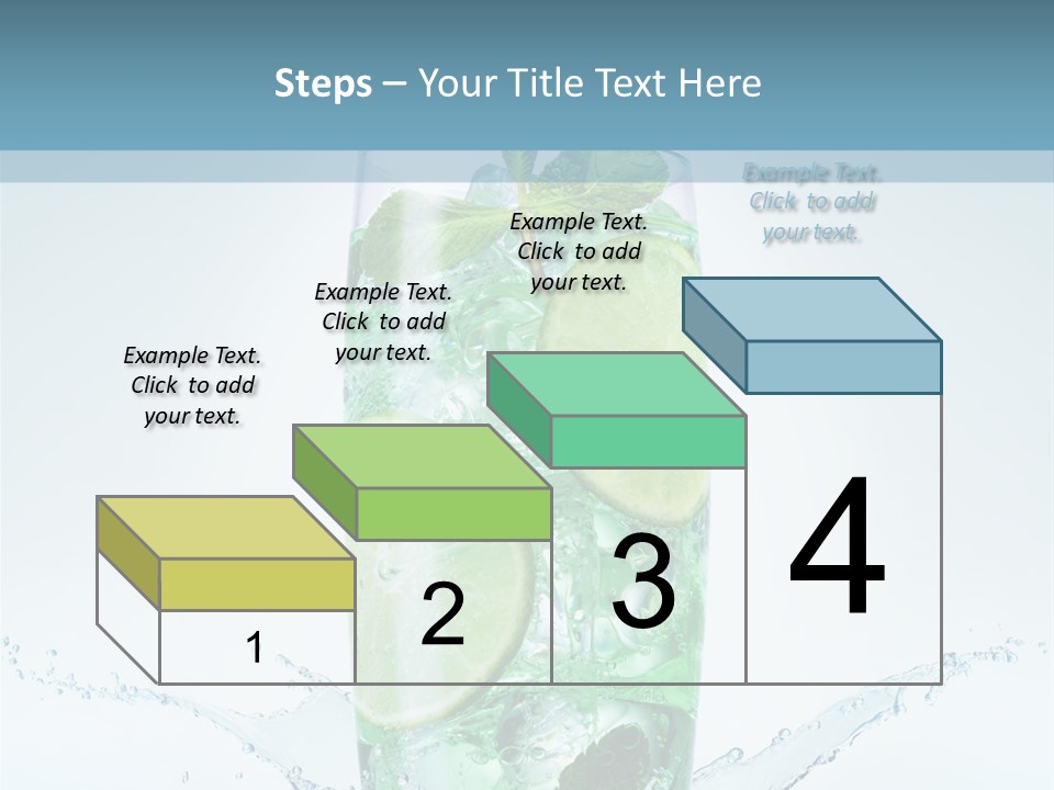 Party Glass Mojito PowerPoint Template
