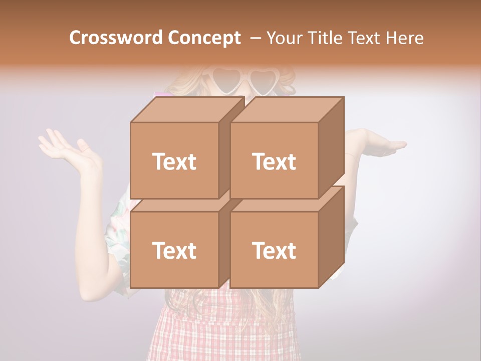 Domestic Blonde Lifestyle PowerPoint Template