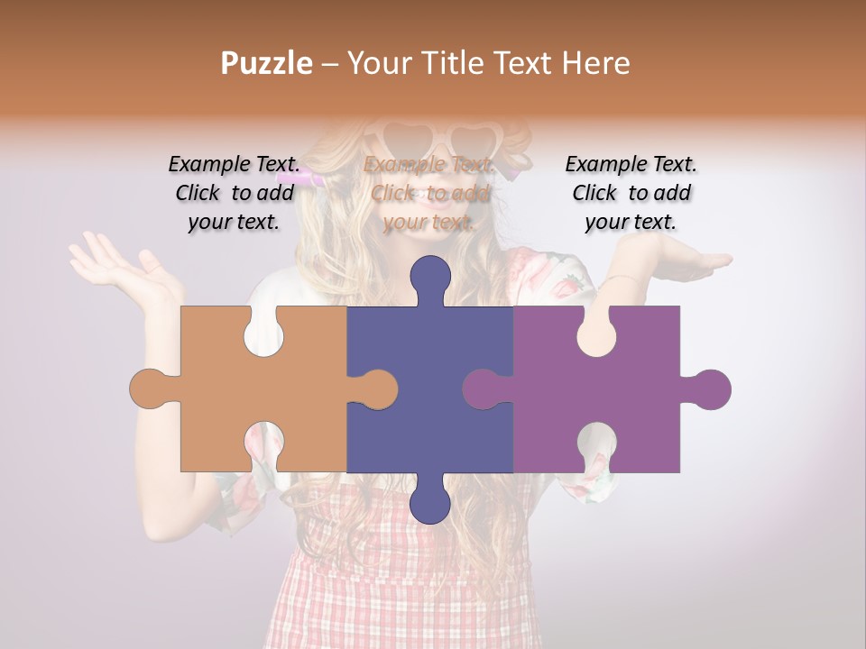 Domestic Blonde Lifestyle PowerPoint Template