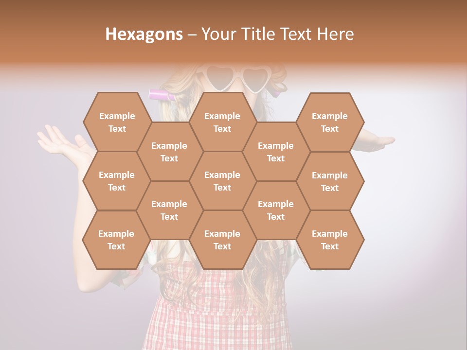 Domestic Blonde Lifestyle PowerPoint Template