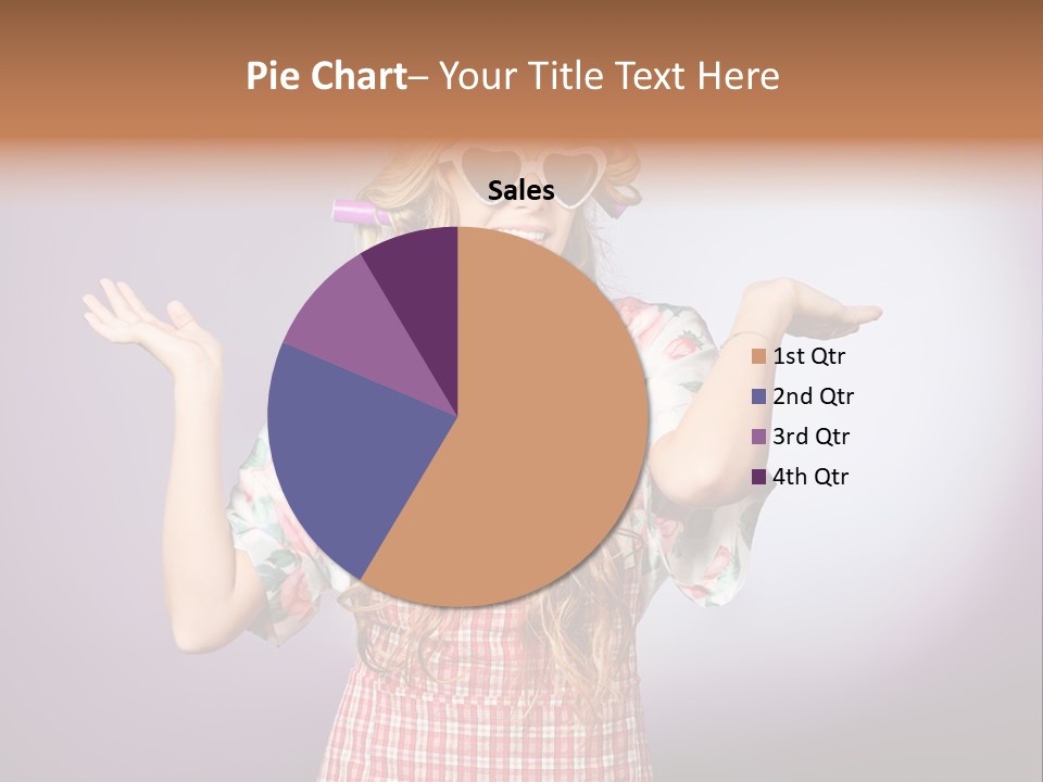 Domestic Blonde Lifestyle PowerPoint Template