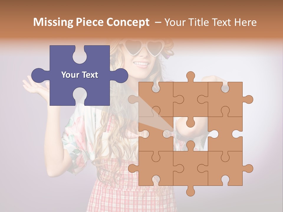 Domestic Blonde Lifestyle PowerPoint Template