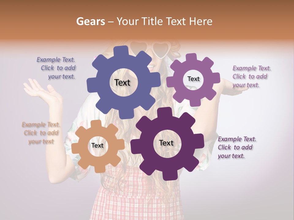 Domestic Blonde Lifestyle PowerPoint Template