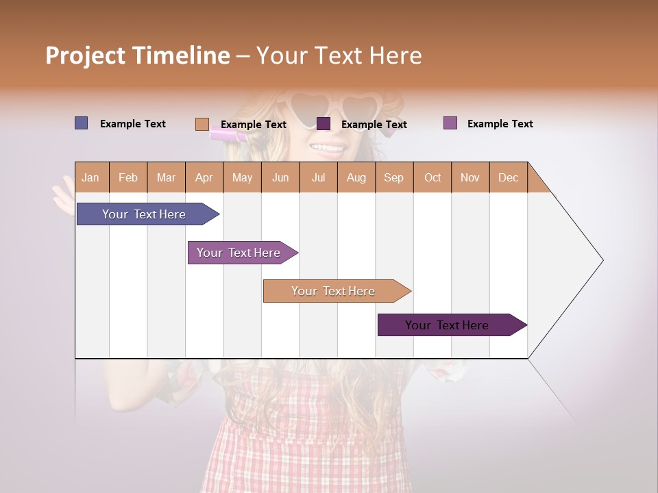 Domestic Blonde Lifestyle PowerPoint Template