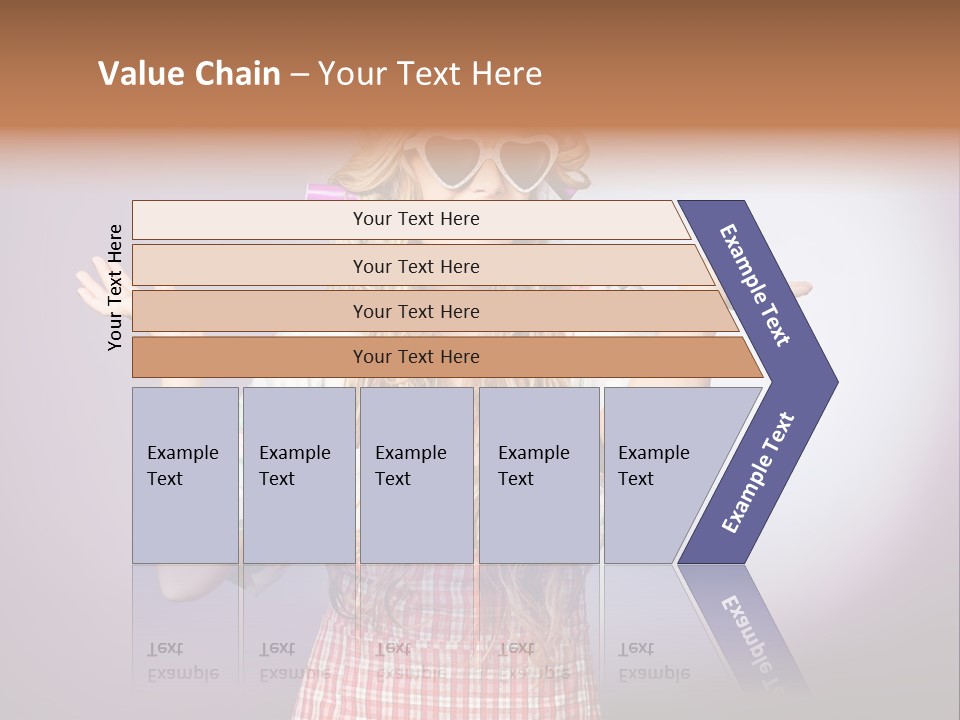 Domestic Blonde Lifestyle PowerPoint Template