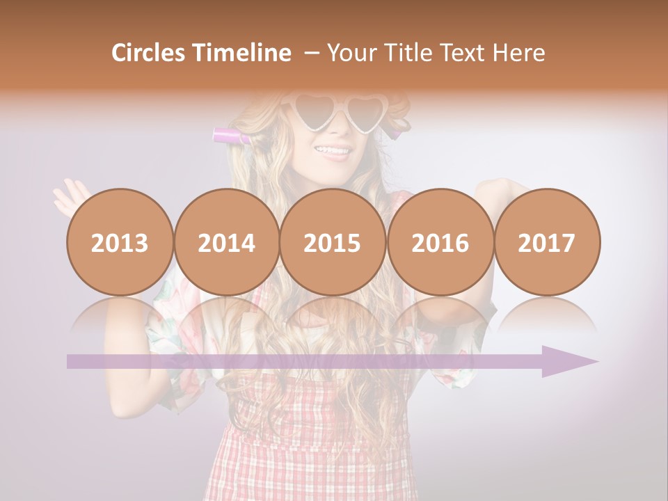 Domestic Blonde Lifestyle PowerPoint Template