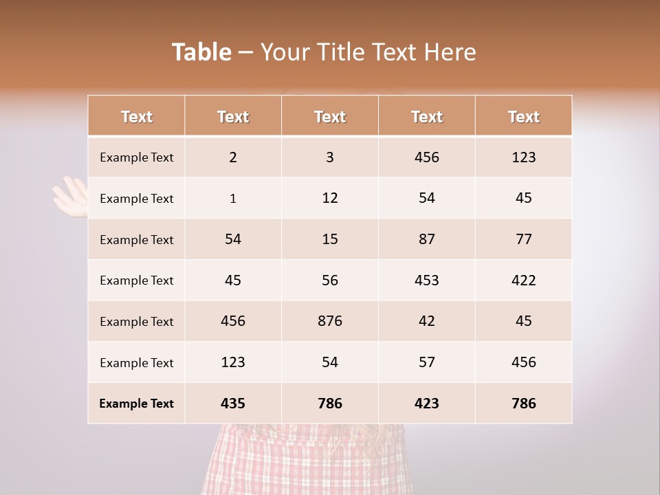 Domestic Blonde Lifestyle PowerPoint Template