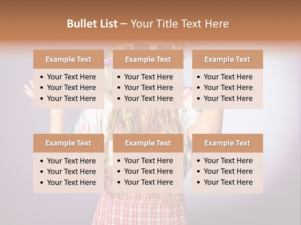 Domestic Blonde Lifestyle PowerPoint Template