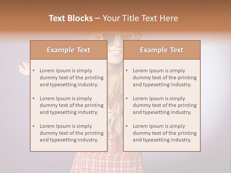 Domestic Blonde Lifestyle PowerPoint Template