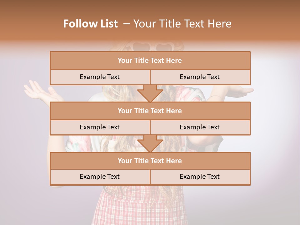 Domestic Blonde Lifestyle PowerPoint Template