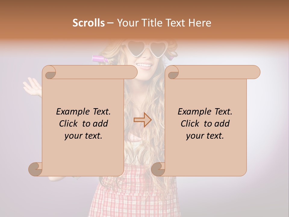 Domestic Blonde Lifestyle PowerPoint Template