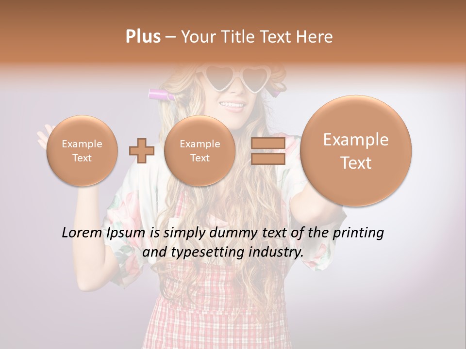 Domestic Blonde Lifestyle PowerPoint Template