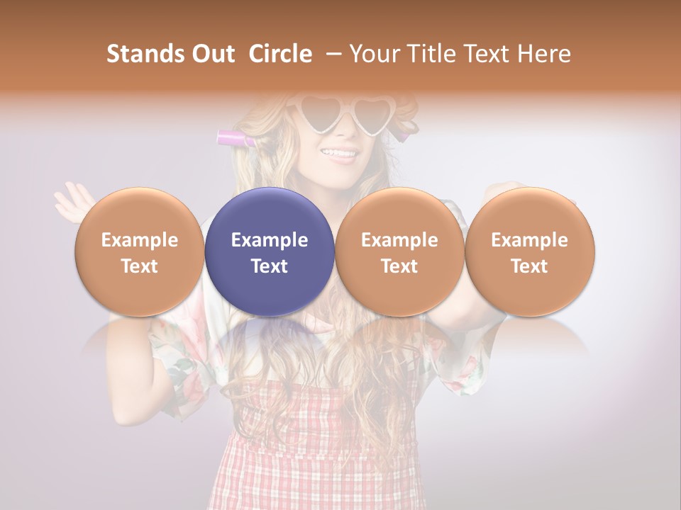 Domestic Blonde Lifestyle PowerPoint Template