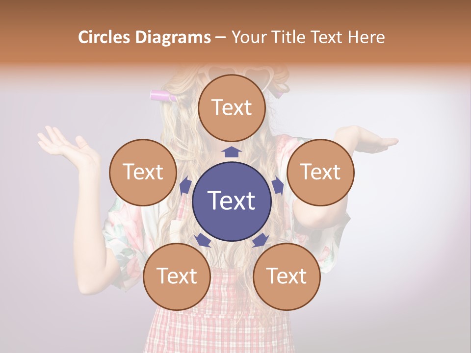 Domestic Blonde Lifestyle PowerPoint Template