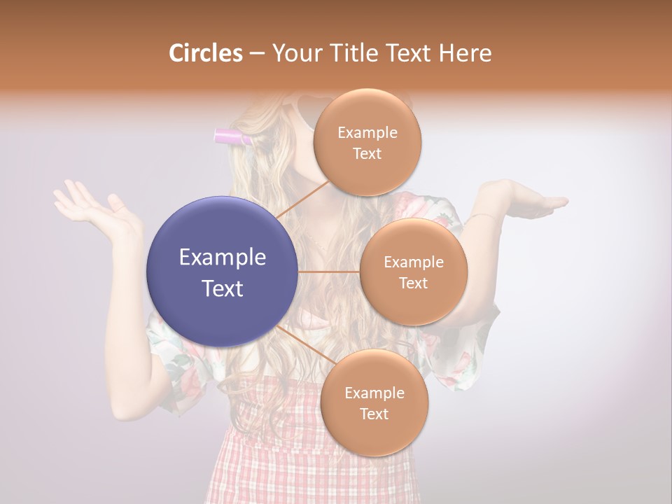 Domestic Blonde Lifestyle PowerPoint Template