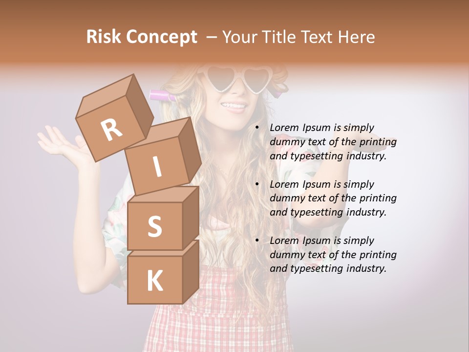 Domestic Blonde Lifestyle PowerPoint Template