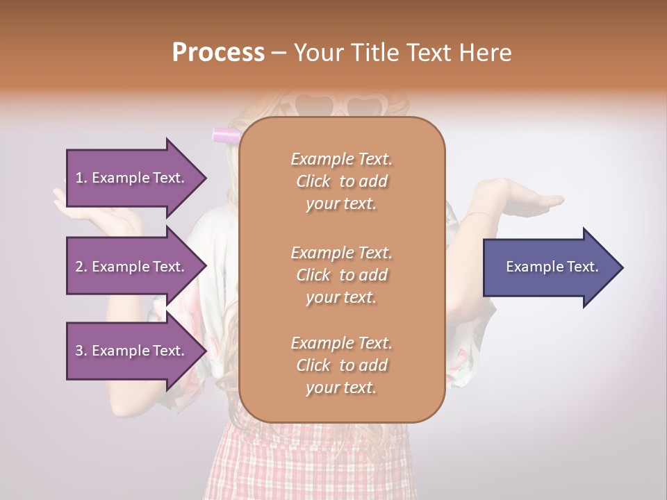 Domestic Blonde Lifestyle PowerPoint Template