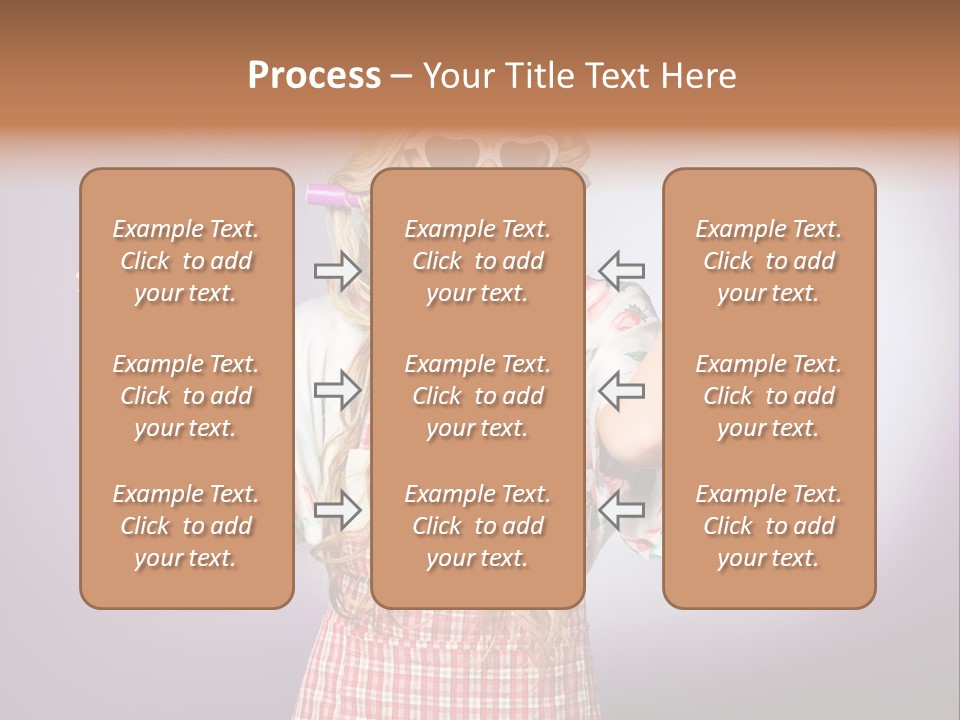 Domestic Blonde Lifestyle PowerPoint Template