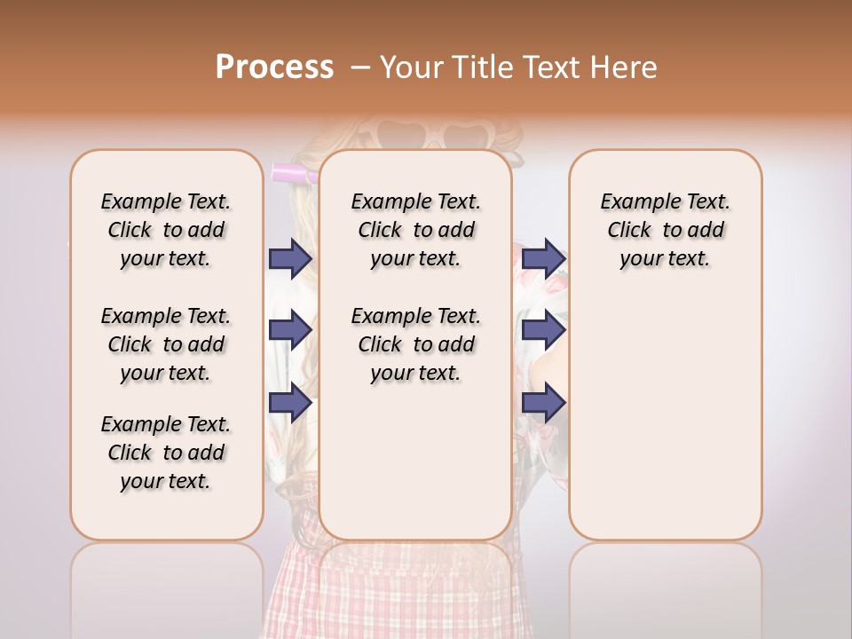 Domestic Blonde Lifestyle PowerPoint Template