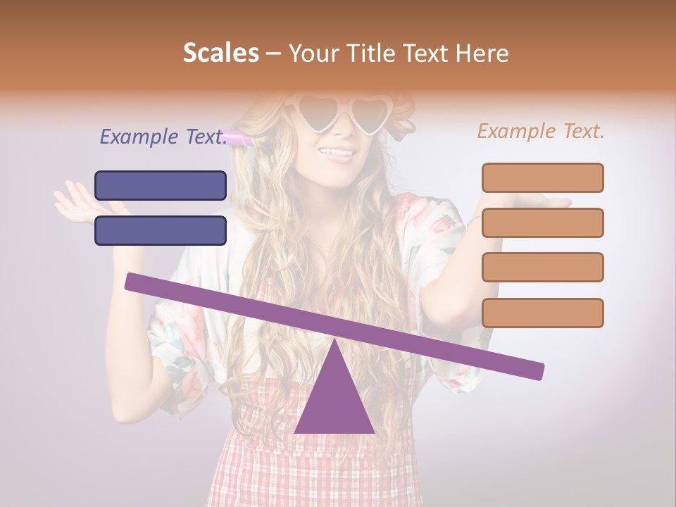 Domestic Blonde Lifestyle PowerPoint Template